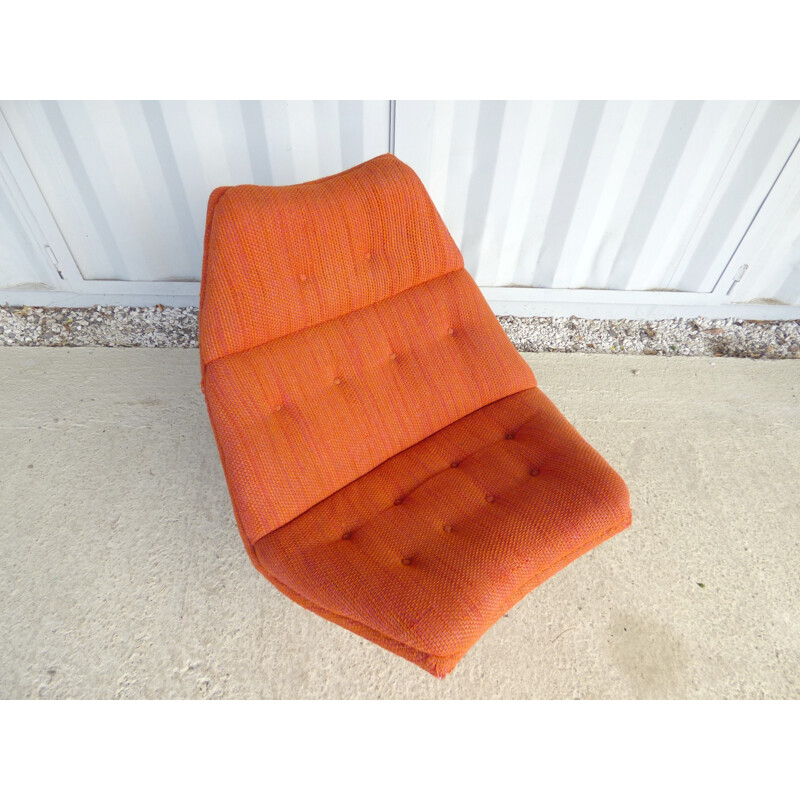 Fauteuil pivotant vintage par Geoffrey Harcourt pour Artifort - 1970