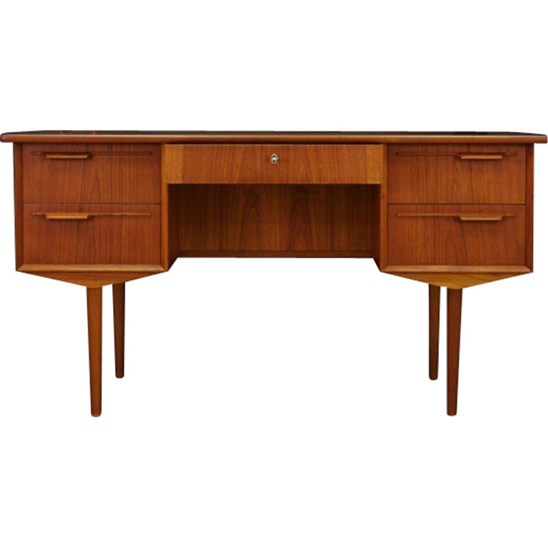 Vintage Danish writing desk in teak - 1960s