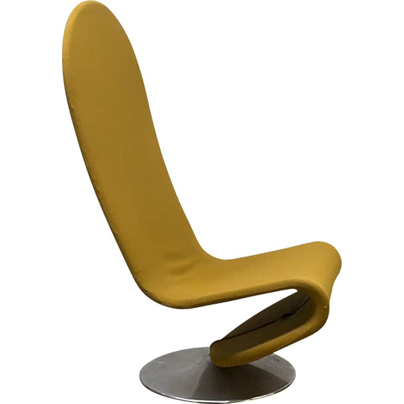 Vintage rocking chair by Verner Panton for Fritz Hansen - 1970s