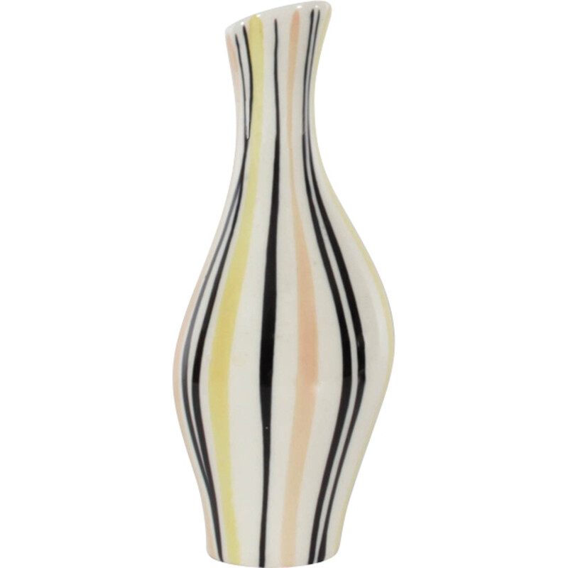 Vase en porcelaine par Jarmila Formánková - 1960