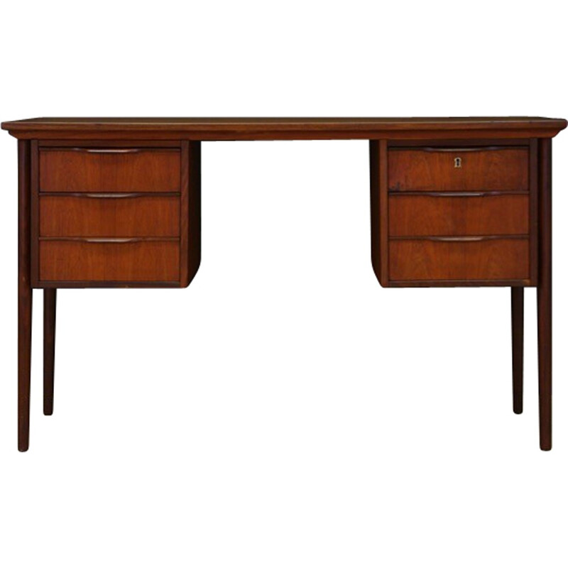 Vintage writing desk in teak - 1960s