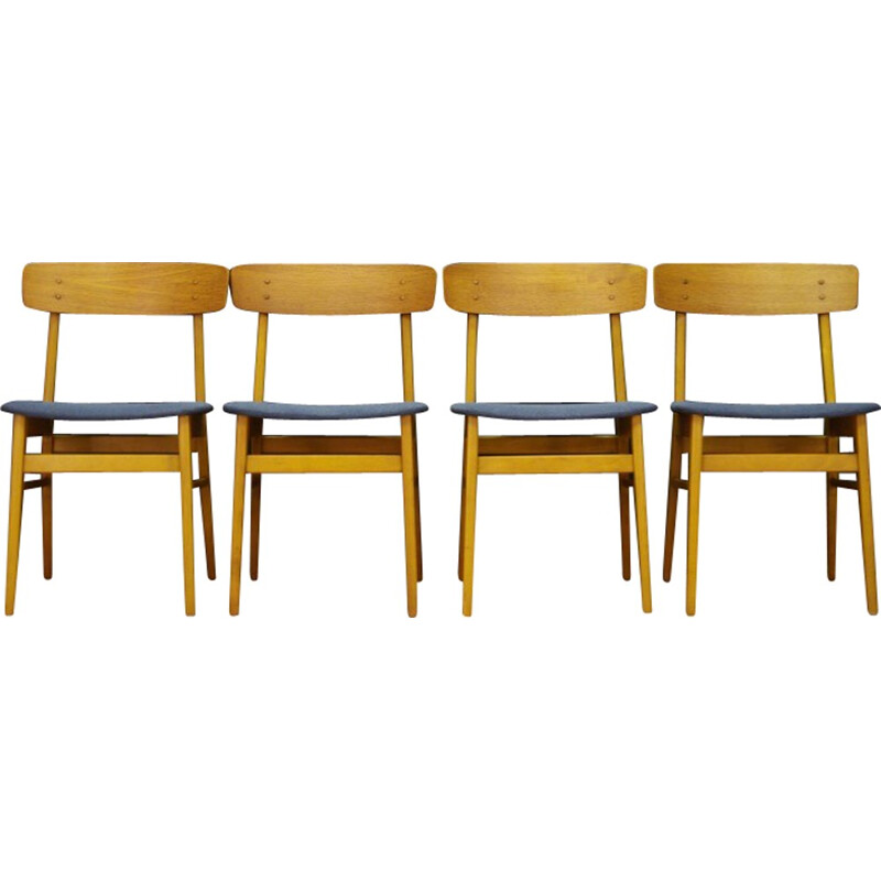 Suite de quatre chaises vintage par Farstrup - 1960