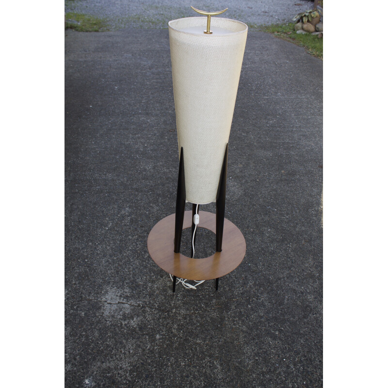 Vintage floor lamp by Maison Rispal - 1950s