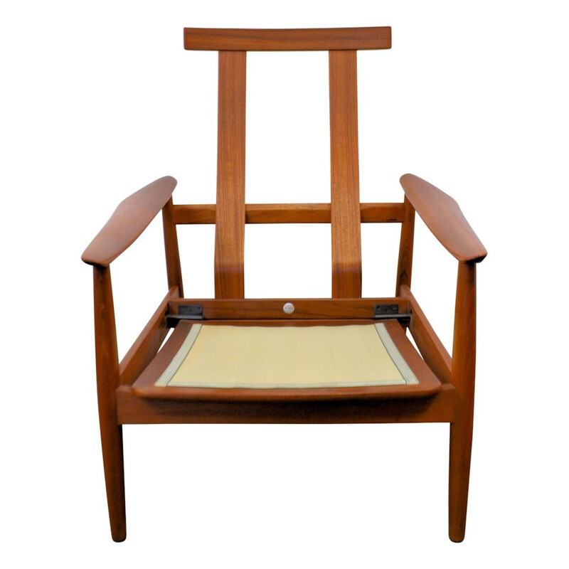 Teak Vintage lounge chair model FD-164 by Arne Vodder - 1960s