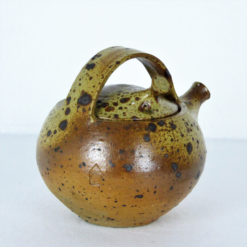 Vintage Ceramic teapot by Gaudry Charles - 1950s