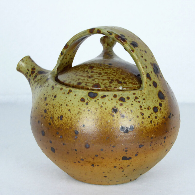 Vintage Ceramic teapot by Gaudry Charles - 1950s