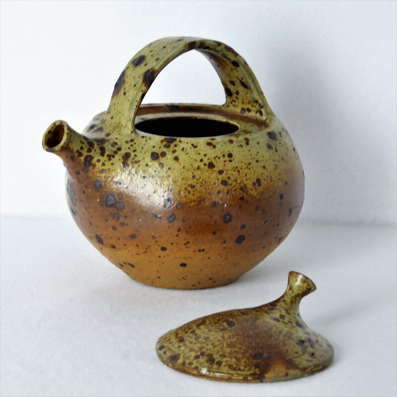 Vintage Ceramic teapot by Gaudry Charles - 1950s