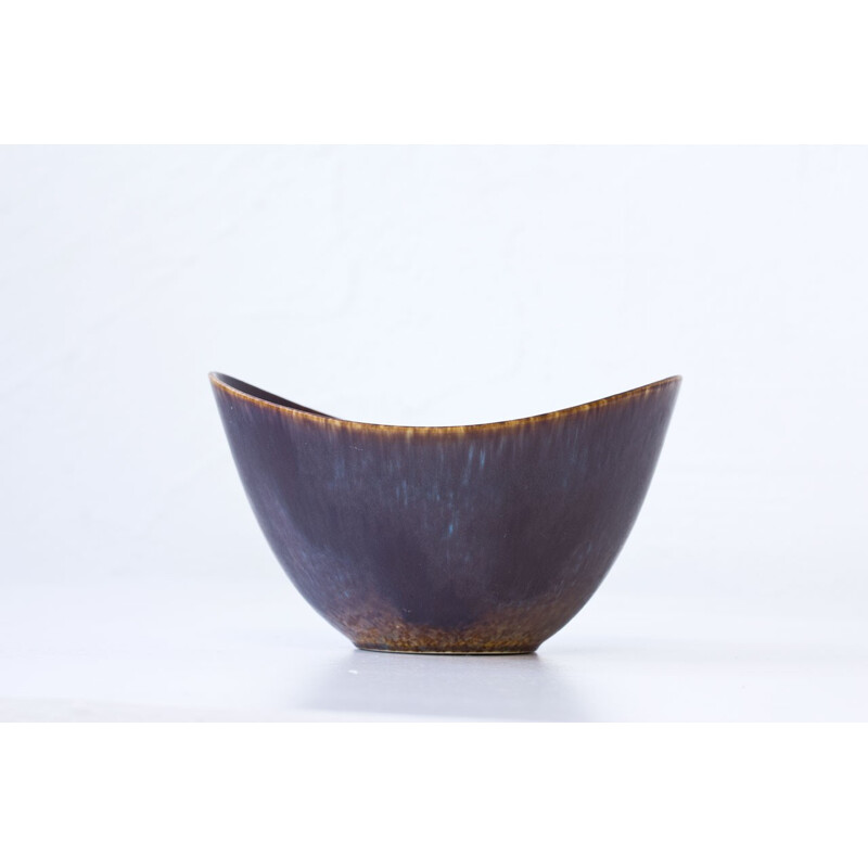 Vintage Organic Stoneware Bowl by Gunnar Nylund for Rörstrand - 1950s