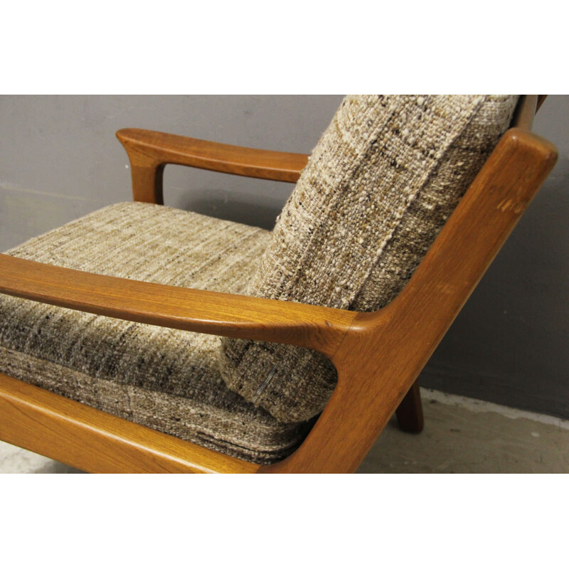 Suite de 2 fauteuils vintage danois en Teck par Juul Kristensen - 1970