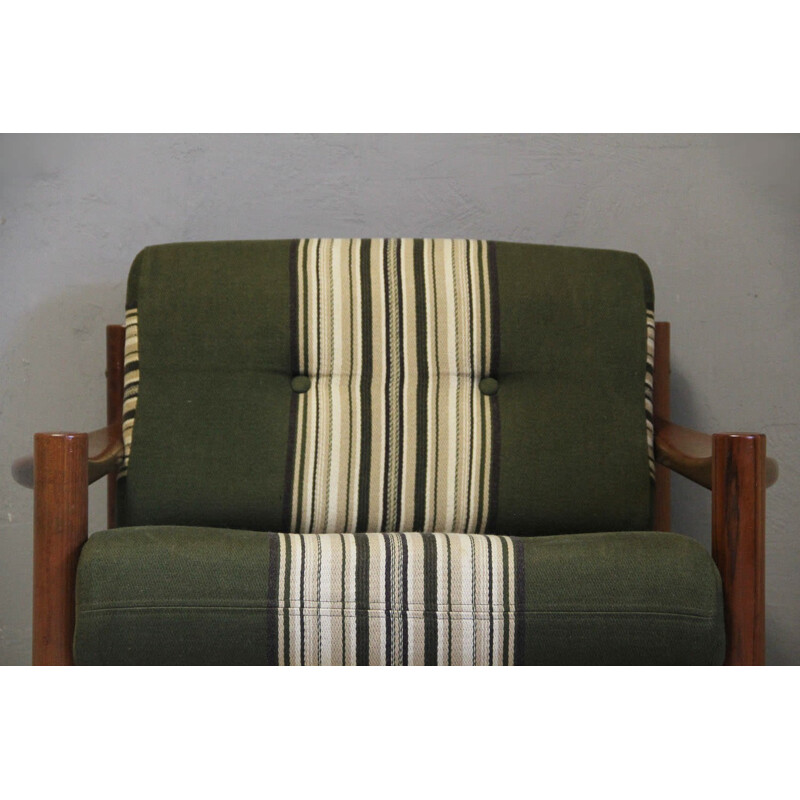 Suite de 2 fauteuils vintage en Teck par Børge Jensen & Sønner pour Bernstoffsminde Møbelfabrik - 1960
