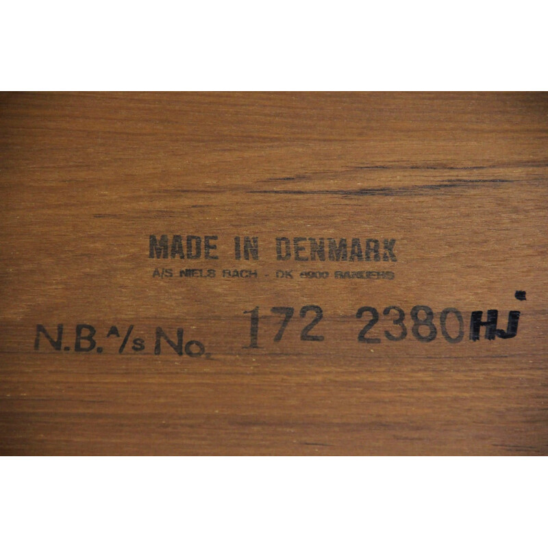 Danish "172" Coffee Table in teak by Niels Bach - 1960s