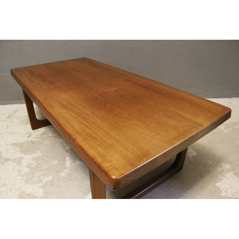 Table Basse Danoise "172" en Teck par Niels Bach - 1960