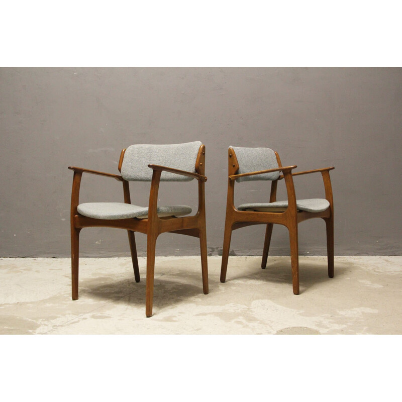 Set of 2 Armchairs "N 49" by Erik Buch for O.D. Mobler AS - 1960s