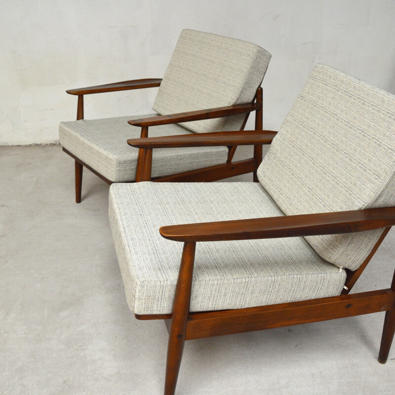 Scandinavian Lounge Set in Teak - 1960s