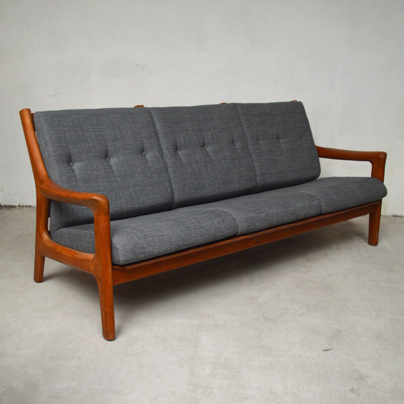 Vintage danish 3-seater sofa daybed - 1960s