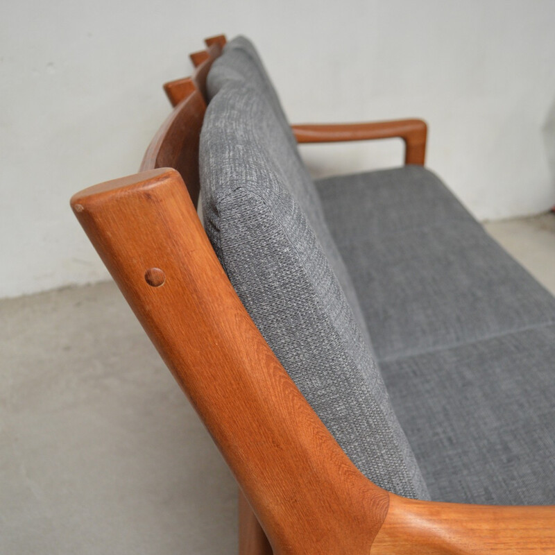 Vintage danish 3-seater sofa daybed - 1960s