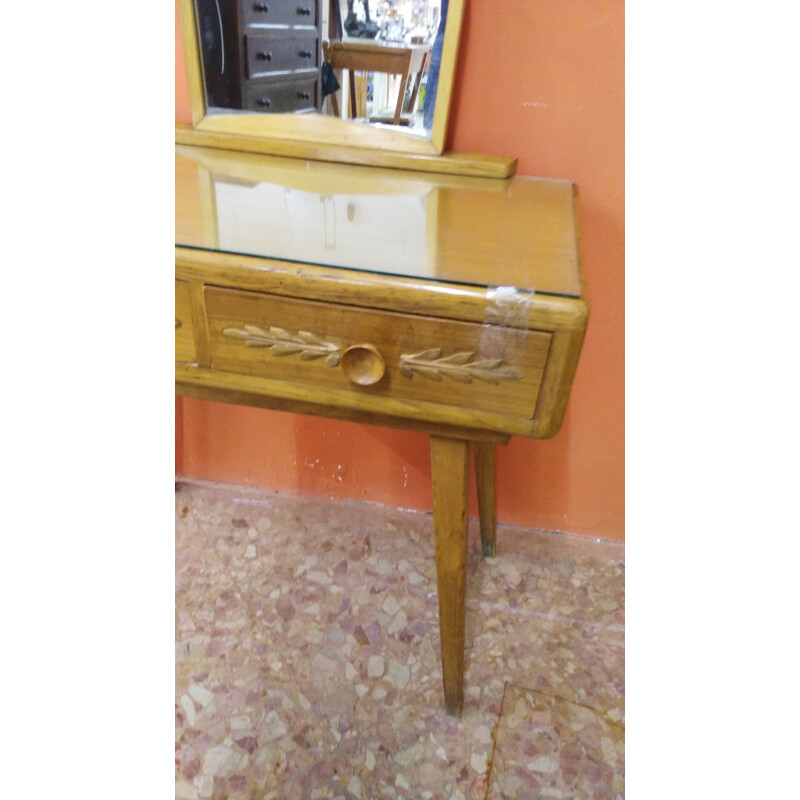 Italian toilet with Mirror by Paolo Buffa - 1950s