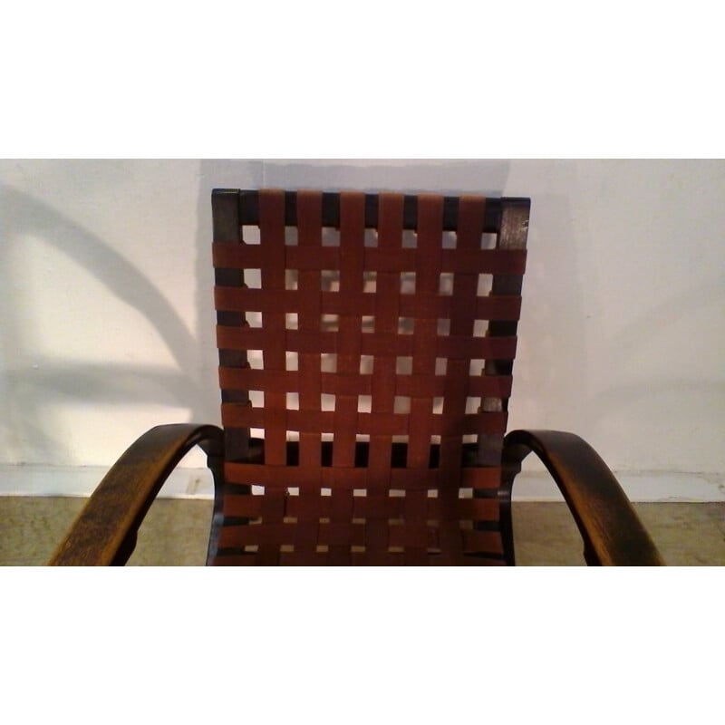 Suite aus 2 Vintage-Sesseln aus gebogenem Buchenholz von Jan Vaněk - 1930