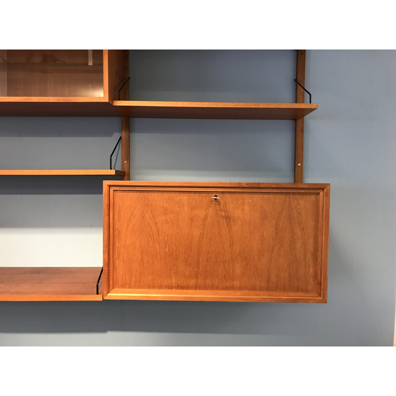 Vintage teak Wallunit by Poul Cadovius - 1960s