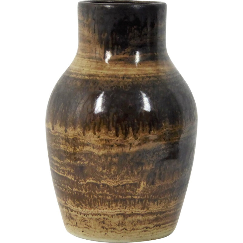 Vase en céramique par jacques Pouchain - 1960