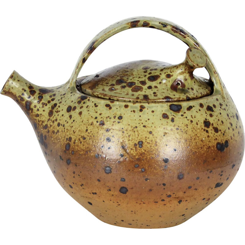 Vintage Ceramic teapot by Gaudry Charles - 1950s