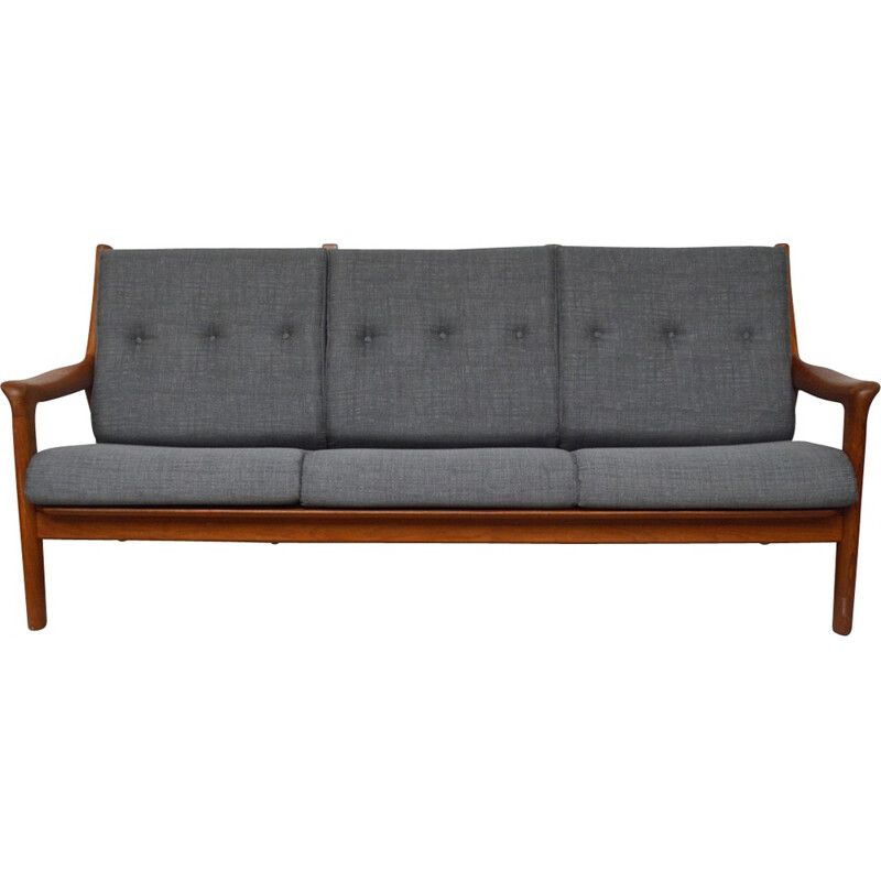 Vintage danish 3-seater sofa daybed - 1960s