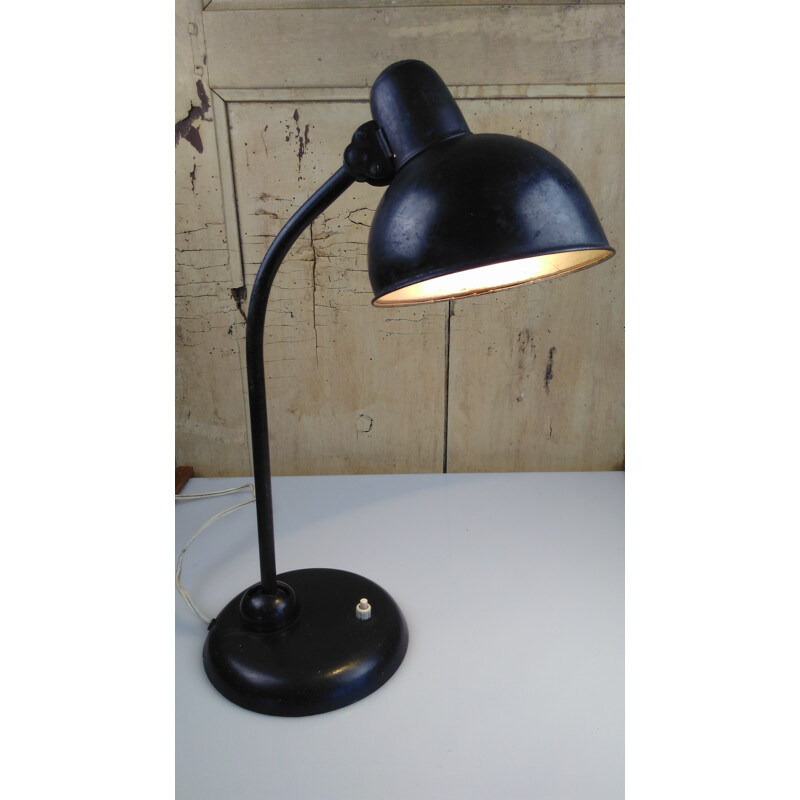 Lampe de bureau vintage Bauhaus par Christian Dell pour Kaiser Idell - 1930