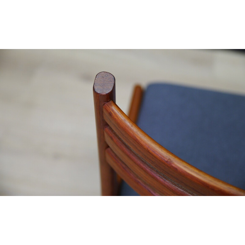 Vintage set of 4 teak dining chairs - 1960s