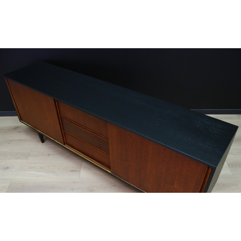 Vintage teak sideboard with 3 drawers - 1960s