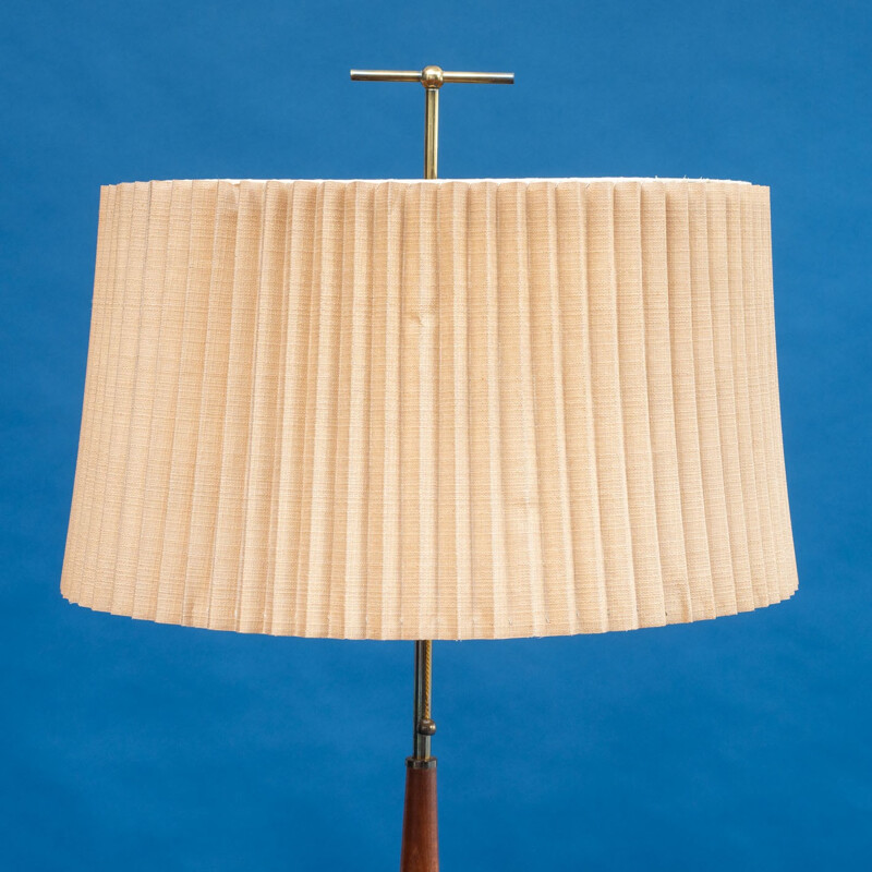 Vintage brass floor lamp - 1950s