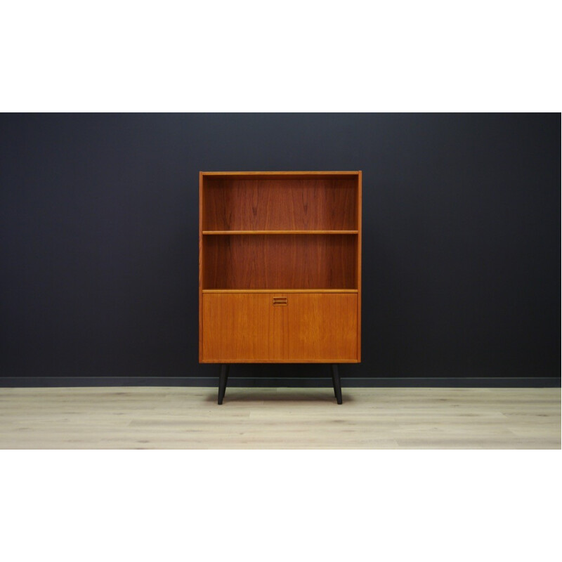 Vintage teak bookcase - 1960s