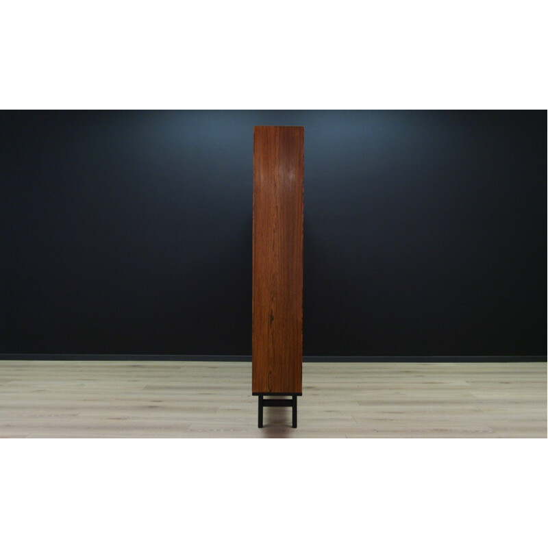 Vintage rosewood bookcase by A. J. Iversen - 1960s