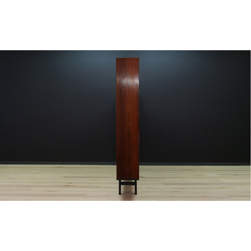 Vintage rosewood bookcase by A. J. Iversen - 1960s