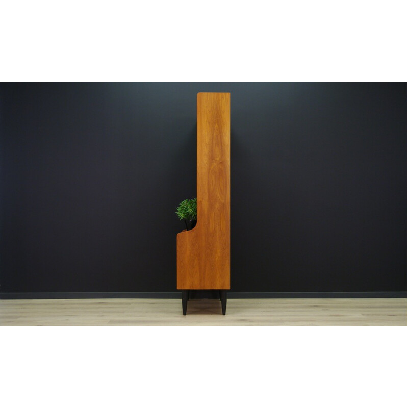 Vintage teak bookcase with 3 shelves - 1960s