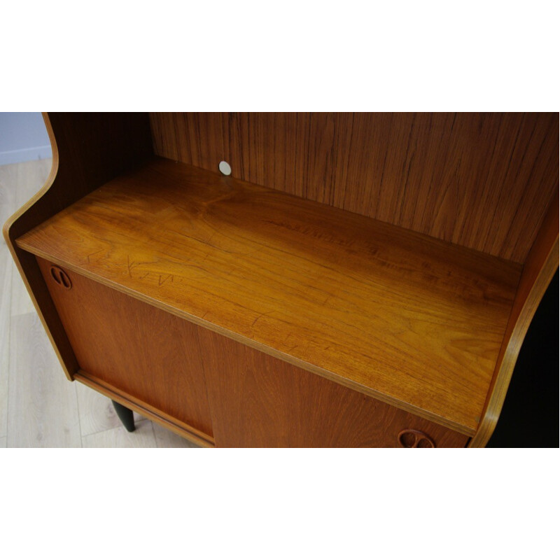 Vintage teak bookcase with 3 shelves - 1960s