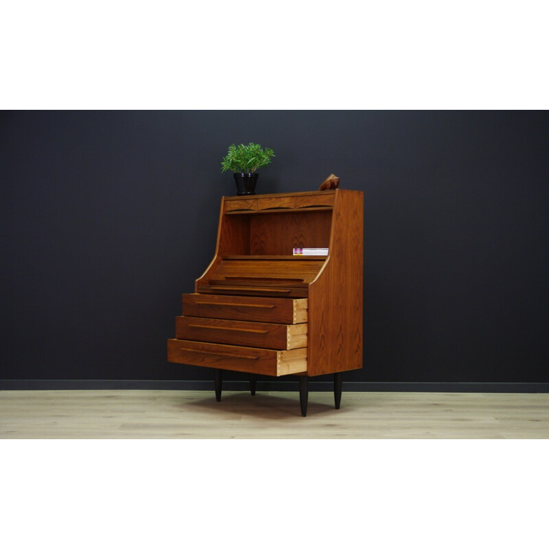 Vintage teak secretaire - 1960s