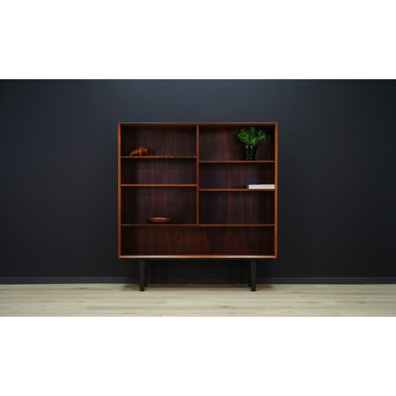 Vintage rosewood bookcase by Brouer Bucherregal - 1960s