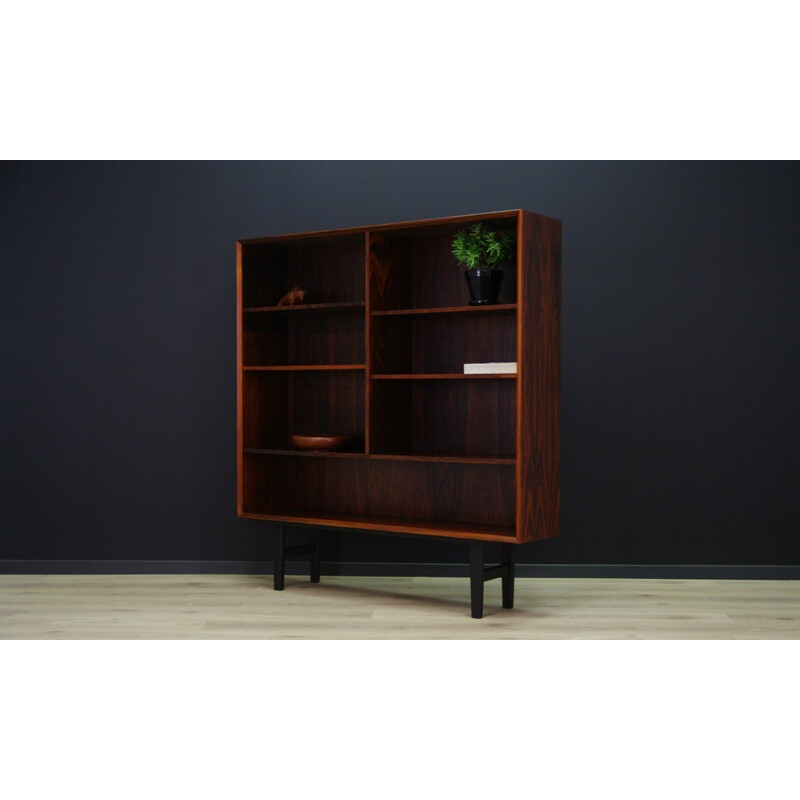 Vintage rosewood bookcase by Brouer Bucherregal - 1960s