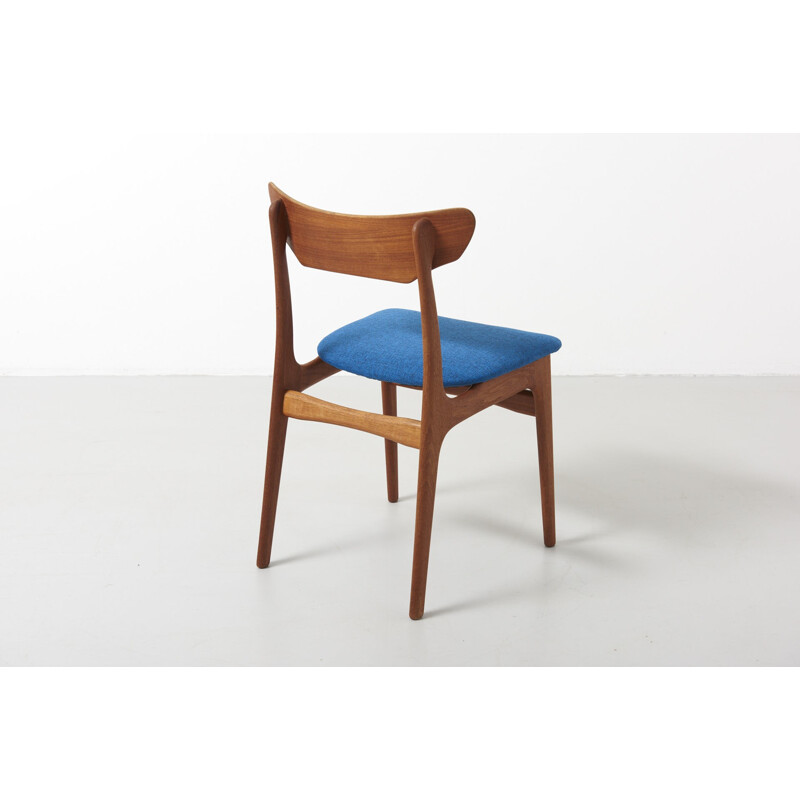 Vintage set of 6 dining chairs in teak by Schionning & Elgaard for Randers Mobelfabrik - 1960s