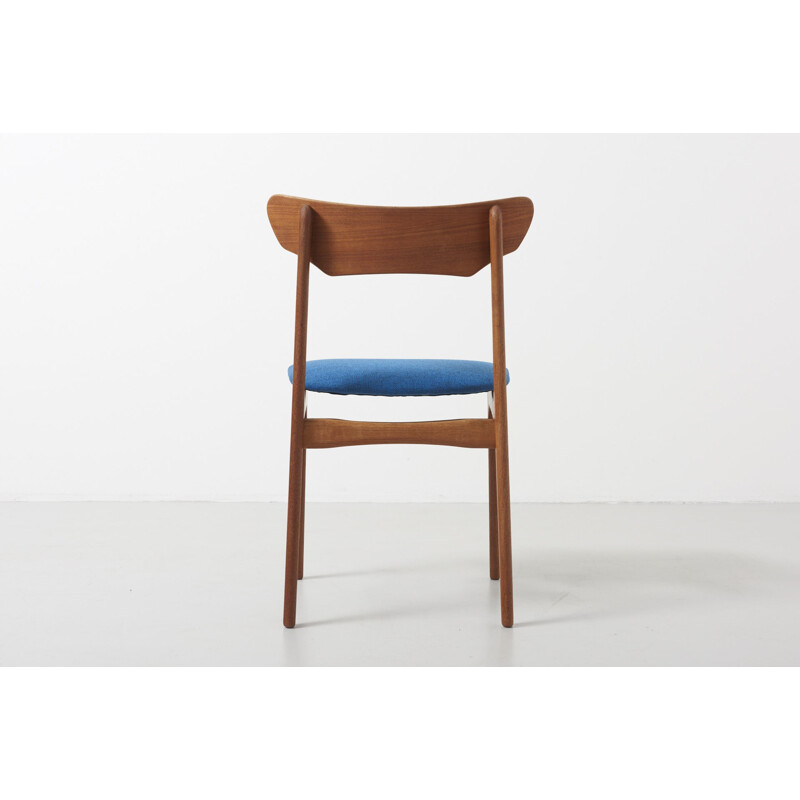 Suite de 6 chaises à repas vintage en teck par Schionning & Elgaard pour Randers Mobelfabrik - 1960