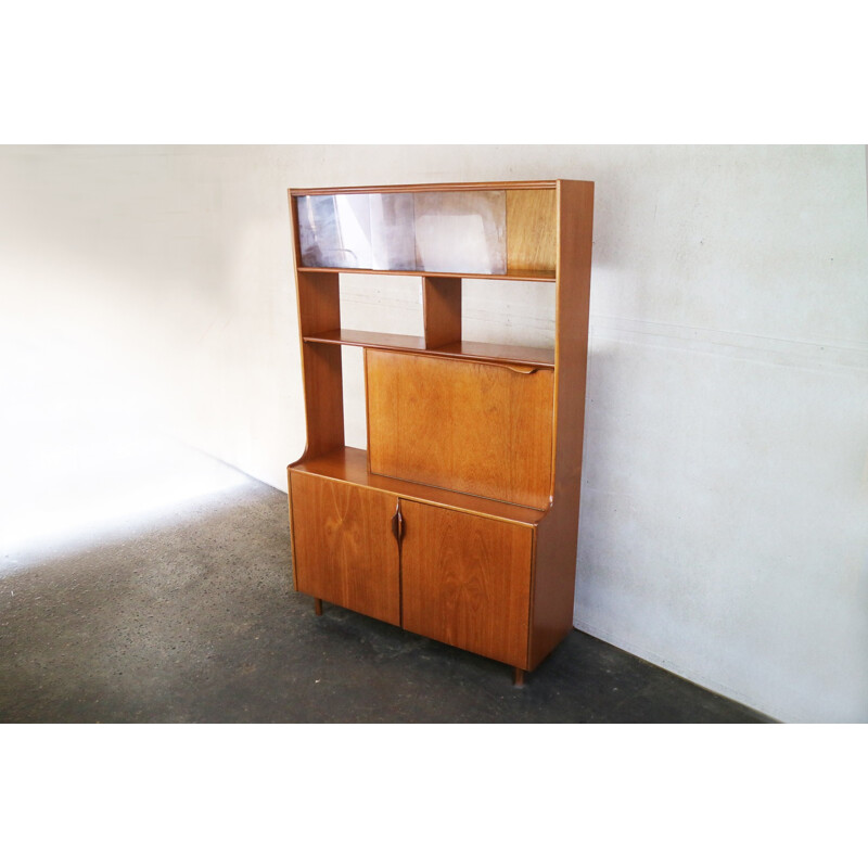 Vintage teak bookcase by S-Form - 1960s