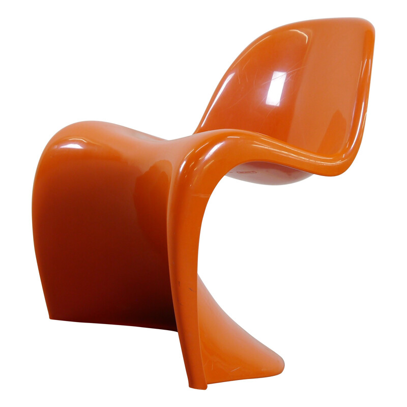 Orange Panton Chair, Verner PANTON - 1970s