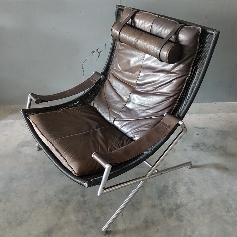 Vintage lounge chair "DES2021" by Rohé Noordwolde for Gerard van den Berg - 1980s