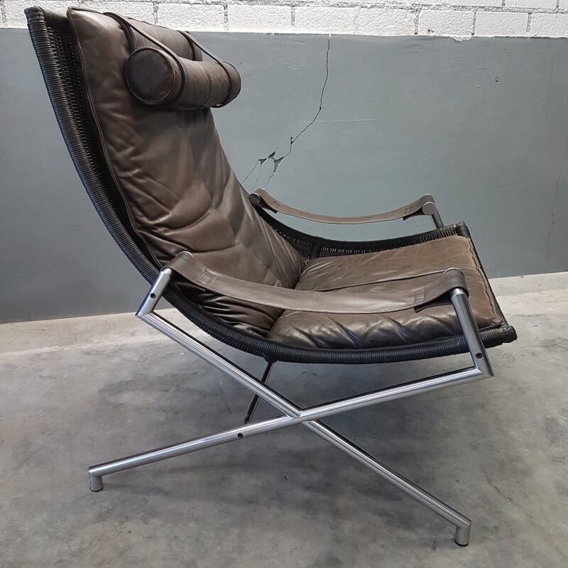 Vintage lounge chair "DES2021" by Rohé Noordwolde for Gerard van den Berg - 1980s