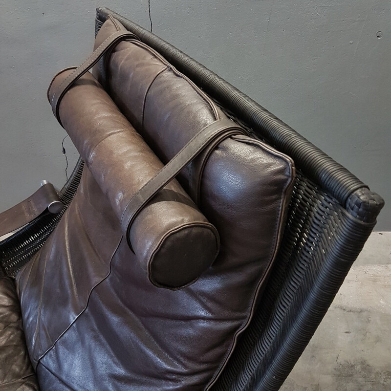 Vintage lounge chair "DES2021" by Rohé Noordwolde for Gerard van den Berg - 1980s