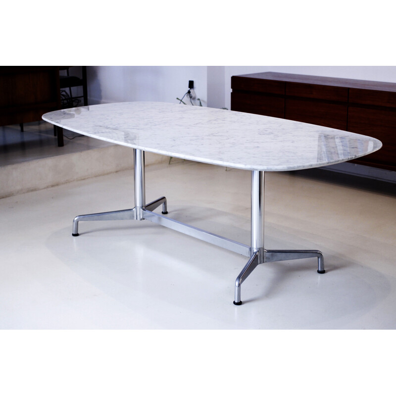 Large table in marble and metal, Giancarlo PIRETTI - 1960s