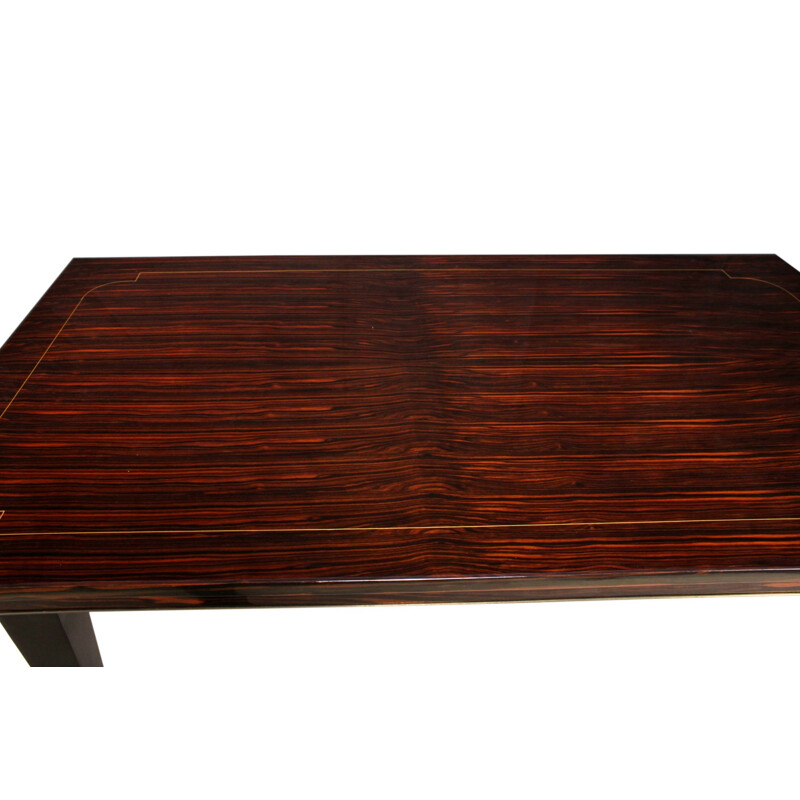 Vintage Macassar Ebony Dining Table - 1950s