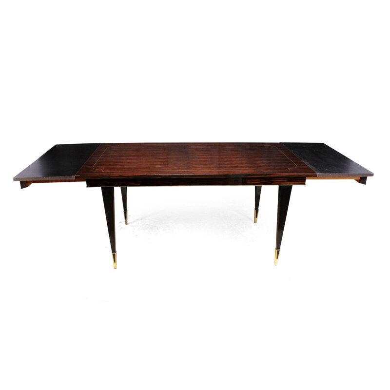 Vintage Macassar Ebony Dining Table - 1950s