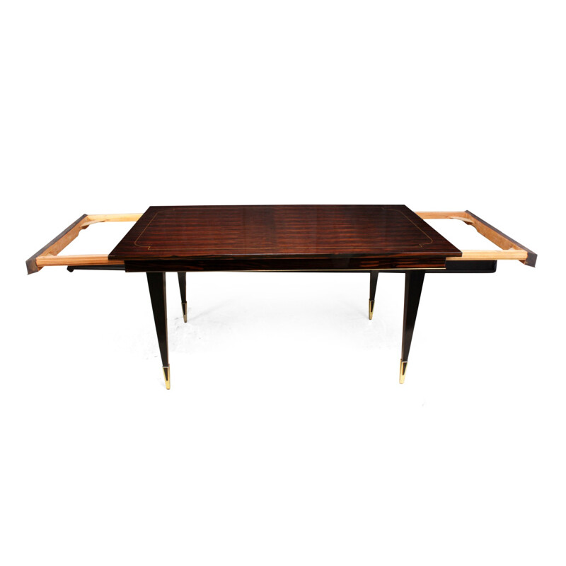 Vintage Macassar Ebony Dining Table - 1950s