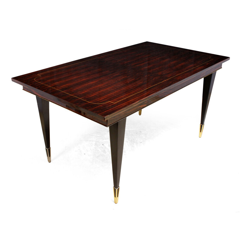 Vintage Macassar Ebony Dining Table - 1950s